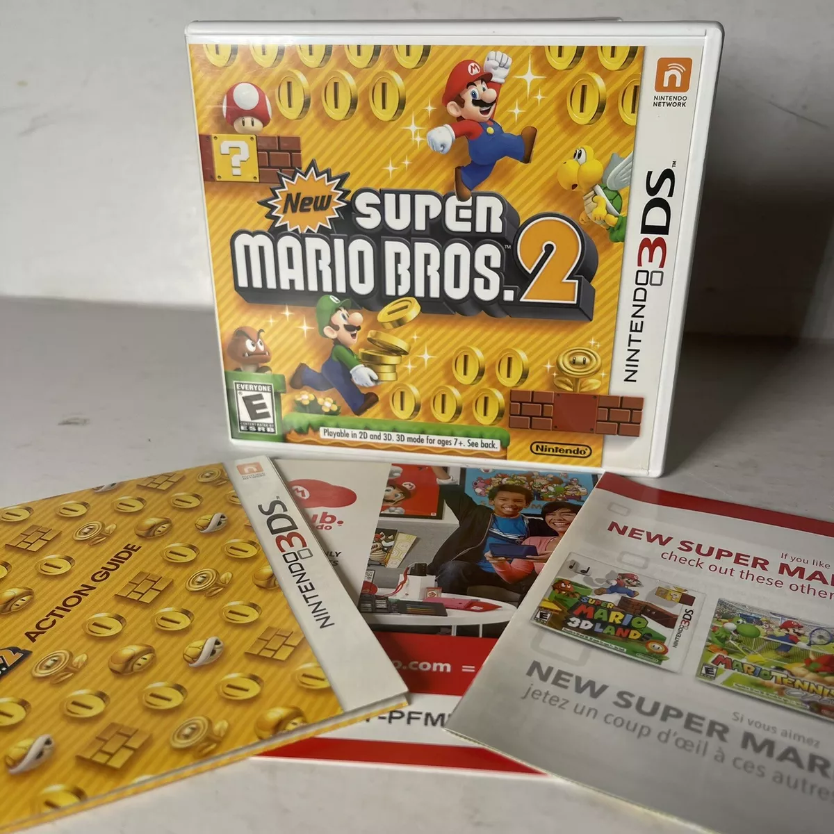 Authentic Replacement Case ONLY for Mario Gold Super Rush