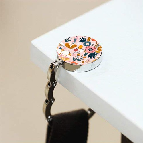3 Pack Foldable Handbag Hanger Purse Hook Bag Hanger Hook for Table Desk - Picture 3 of 6