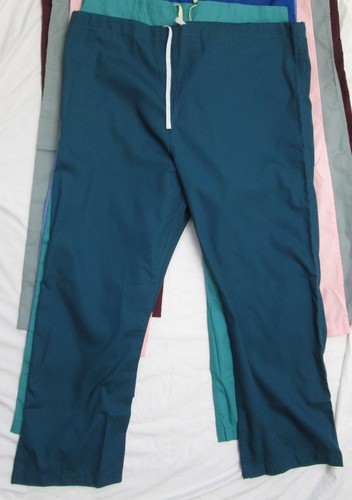 Scrubs pants medical navy royal blue maroon black white green pink s m l xl 2x S - Picture 8 of 11