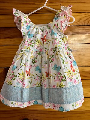 Robe-pull Matilda Jane Taille 8 - Neuf Avec étiquettes, Multicolore, Sans Manches, Tablier No-Knot