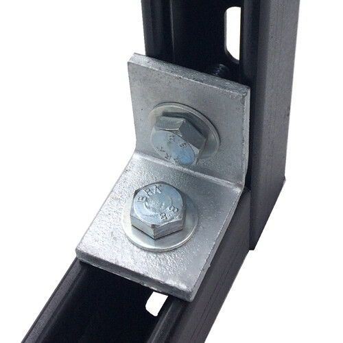 90 Degree Right Angle 1x1 Hole (Stainless Steel) x 10 Quantity