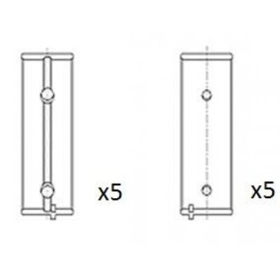 Kurbelwellenlager FAI AUTOPARTS BM1042-STD für Peugeot 106 I