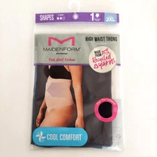 Maidenform BLACK High Waist Flexees Feel Good Fashion Size 2XL