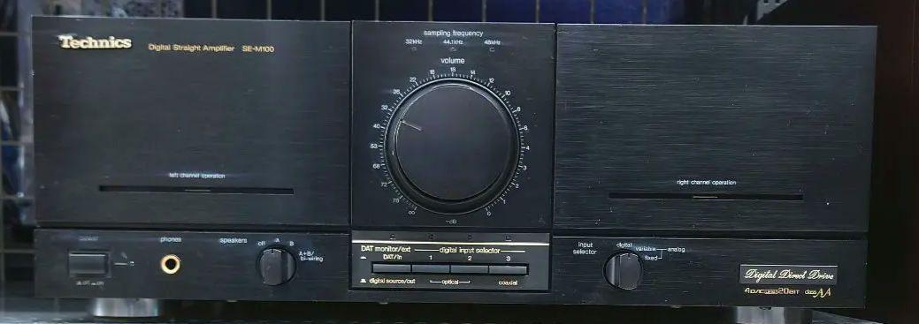 希少!Technics SE-M100 デジタルストレートアンプ テクニクス Technics SE-M100 D Straight Amplifier From Japan | eBay