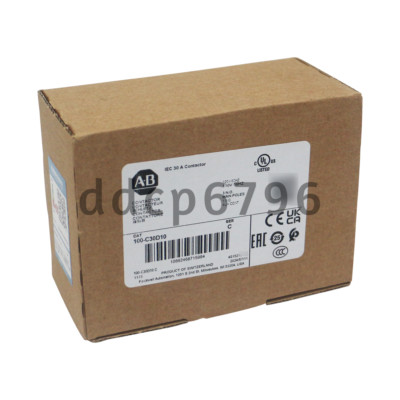 Allen Bradley 100-C30D10 100-C IEC Contactor, Screw Terminals 30A New Brand AB