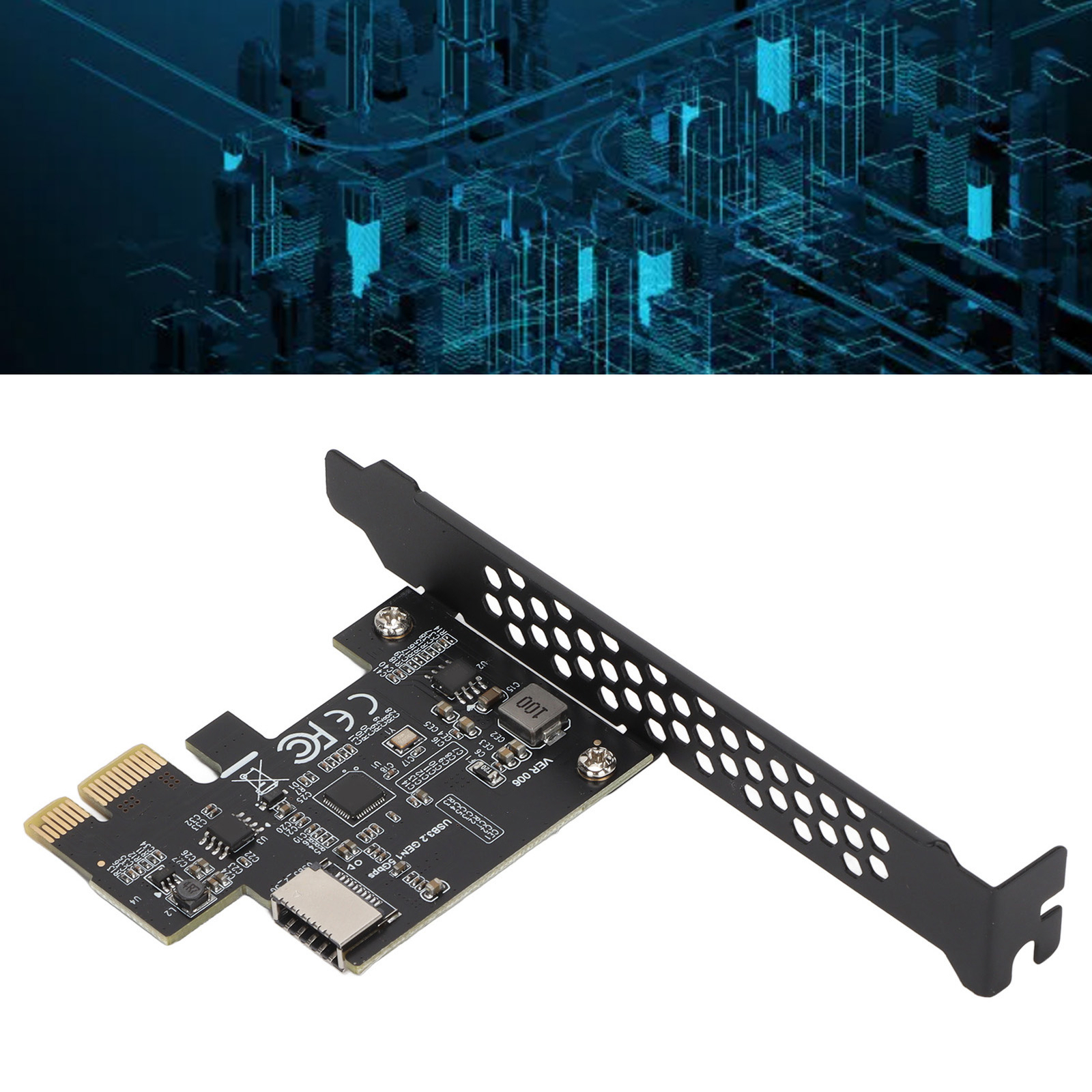 USB 3.2 PCIe Adapter with Auto Recovery and High-Speed Data Transfer