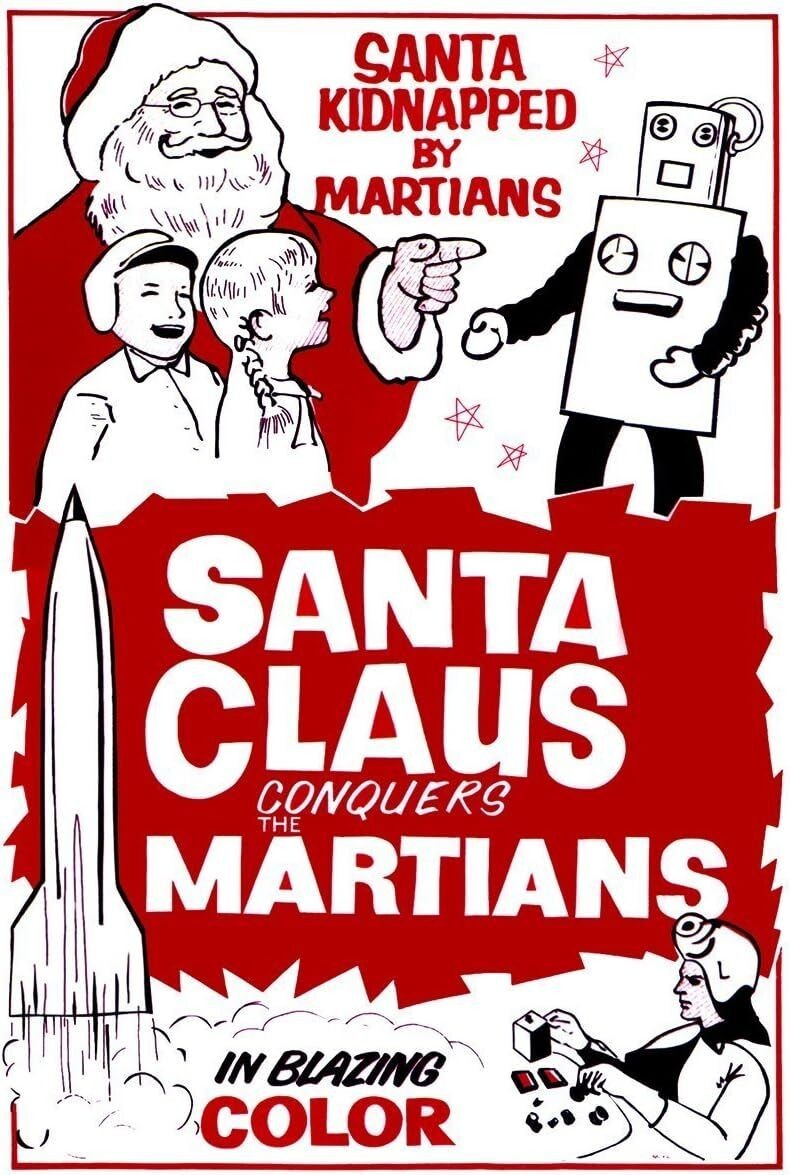 Santa Claus Conquers The Martians (DVD, 2006; Region 2 UK & EU, Cert U)