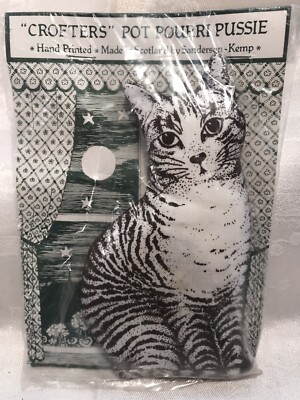 crofters pot pouri kitty cat sachet / scotland