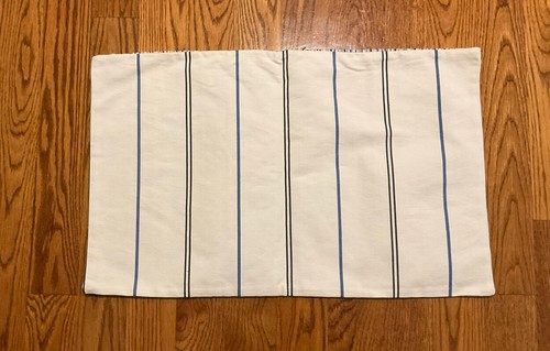Pottery Barn Lex Striped Reversible Lumbar Pillow Cover 16”x26” NWOT - Picture 3 of 4