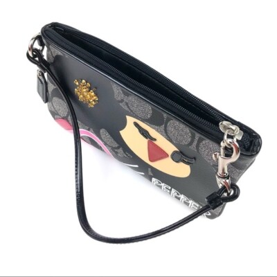 Coach Poppy Chan Pepper Large Wristlet Rare | eBay