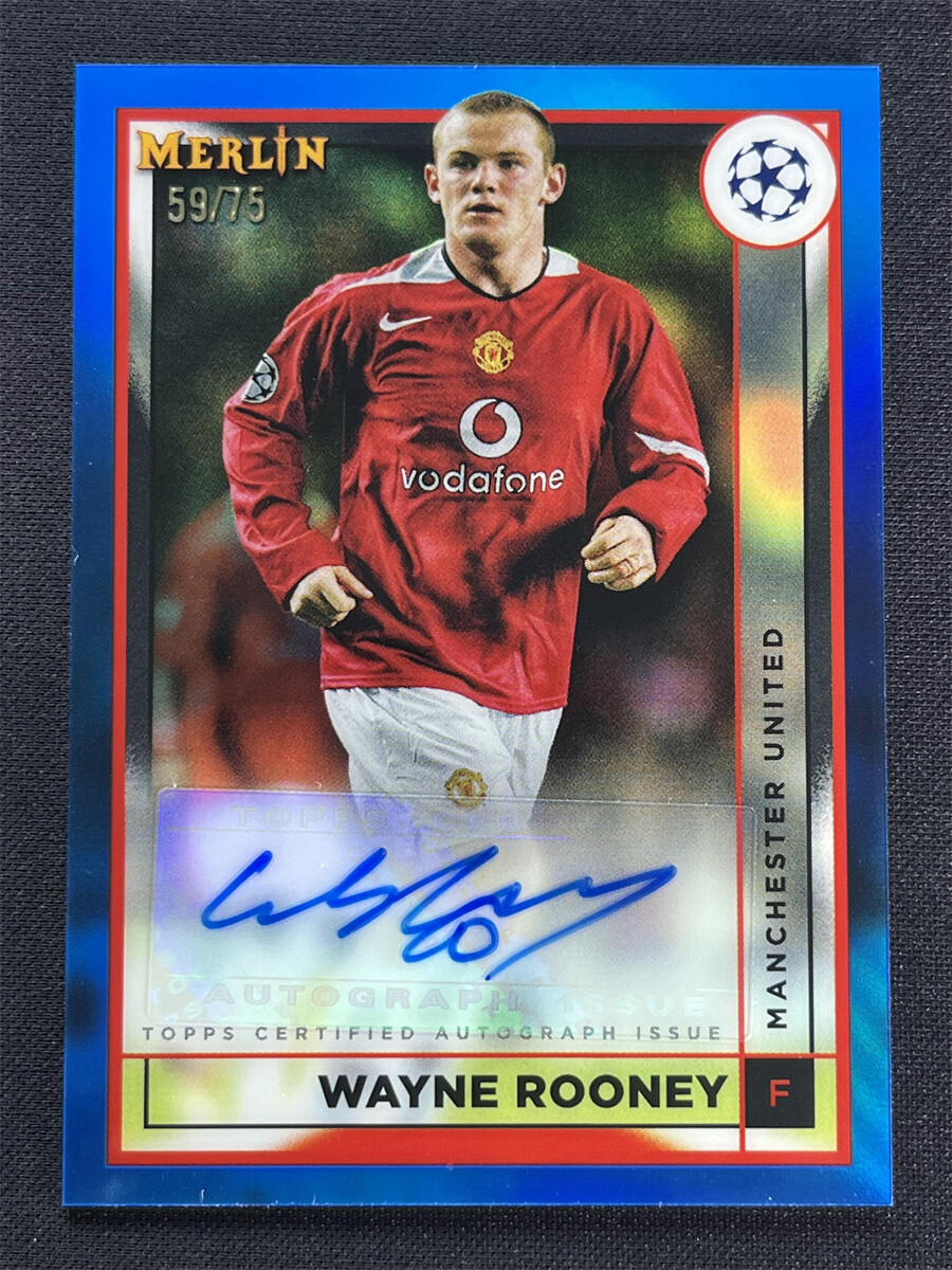 Wayne Rooney 2022 Topps Merlin Chrome UEFA Club Competitions #AC