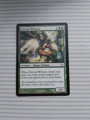 Magic: the Gathering Card - Fifth Dawn ~ Uncommon ~  ETERNAL WITNESS (Cond. EX)