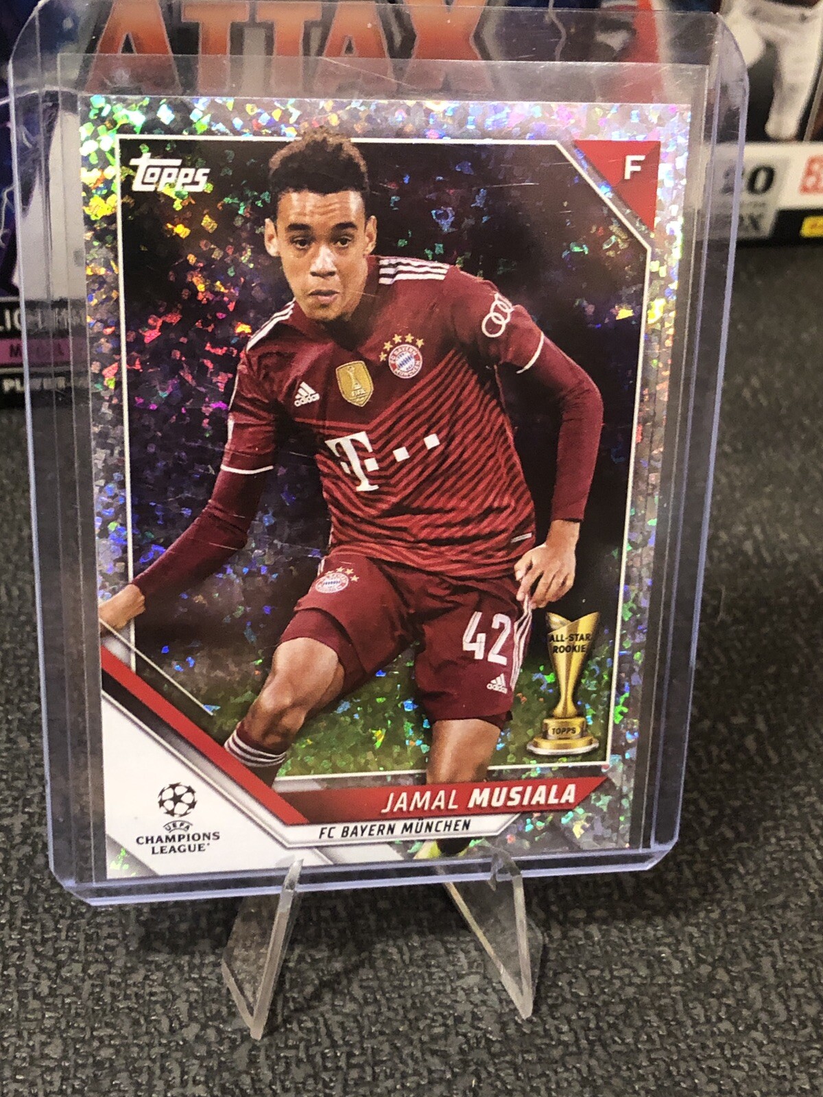 Carte Erreur D'impression Jamal Musiala - Topps Boîte Dorée 2024/25 - État Near Mint