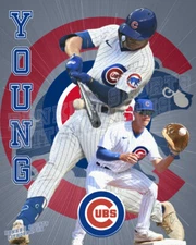 Chicago Cubs Lithograph print of Jared Young 2023