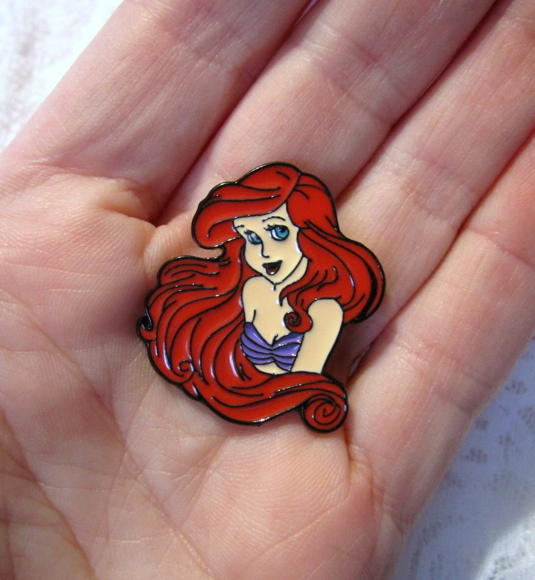 Ariel Pin Mermaid - Hard Enamel
