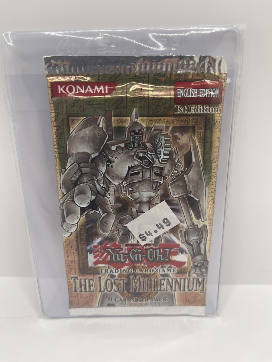 yugioh The Lost Millennium TLM Booster Pack 1st Ed English Factory Sealed
