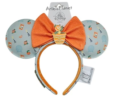 Disney Parks Epcot Flower & Garden Festival Orange Bird Minnie Ear Headband