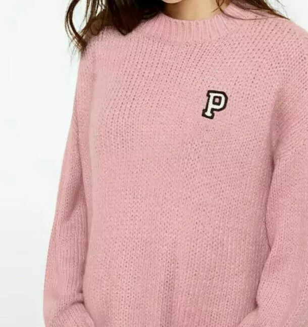 Victoria's secret online pink boyfriend sweater
