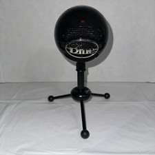 Blue Snowball USB Microphone With Adjustable Stand - Black