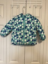Oshkosh B gosh Kids Coat Girls Sz 4T Polka Dot Winter School Outdoors Warm