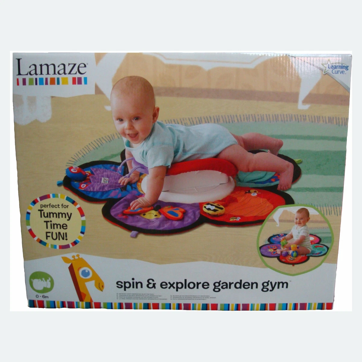 Lamaze spin & explore garden baby gym play mat cheap