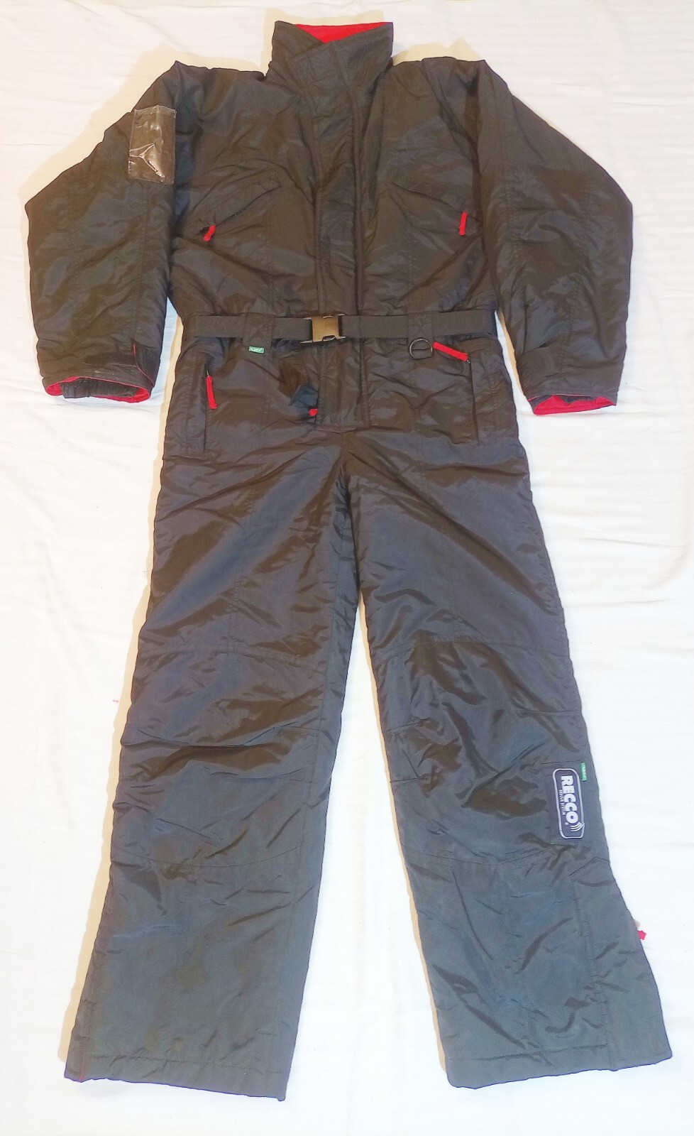 mono de esqui snowboard niños tecnologia de rescate recco talla 12a negro