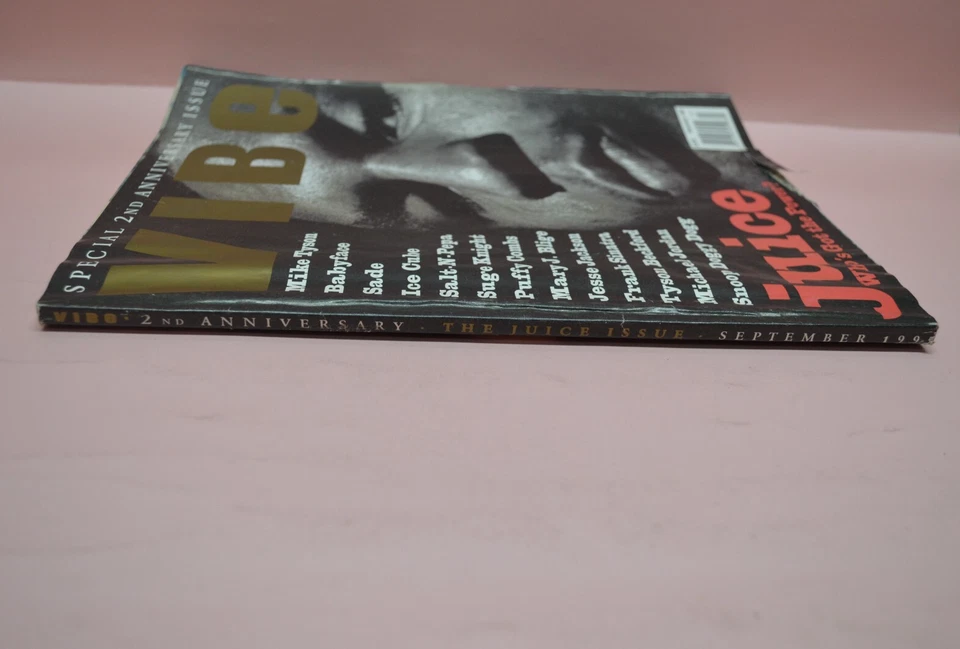 Vibe Magazine September 1995 Mike Tyson Cover | Juice: Who's Got the Power?🟣 Foto 3 de 4