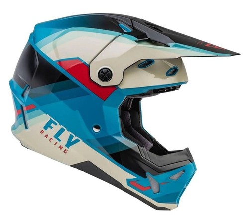 Casco de motocross Fly Racing Formula CP Rush negro piedra verde azulado talla 2X - Imagen 3 de 15