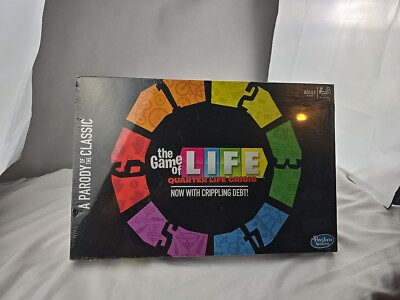 The Game of Life Quarter Life Crisis Board Game by Hasbro is a party game New