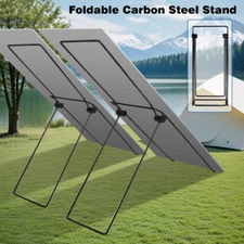 2 Pack Solar Panel Stand&Holder Mobile Rack Foldable Solar Panel Support Bracket