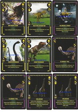 DINOSAURS CARDS --UNIQUE COMPLETE PROTOTYPE SET-- 2012 PRIMAL CARNAGE 
