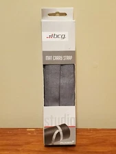 BCG Studio Yoga Mat Carry Strap with Microban Antimicrobial Protection -- Grey