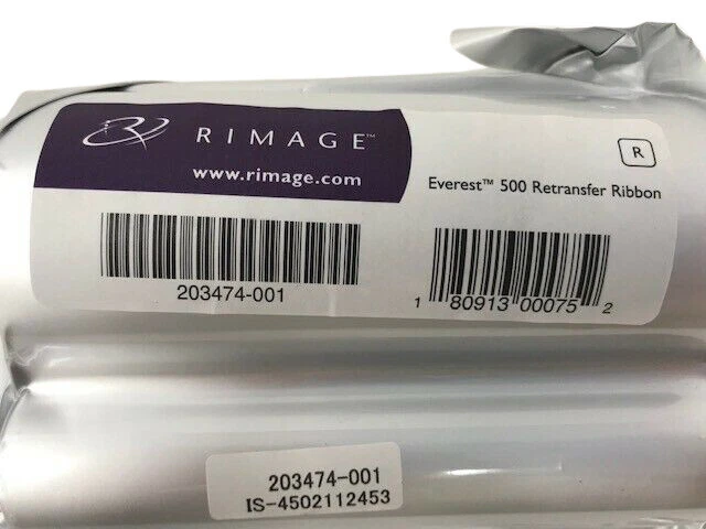 Cintas de Tinta Negra Rimage