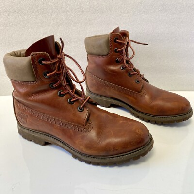 USA製　80s？〜90s timberland 7eye US9? Timberland Vintage 1980s Leather Boots Men's US Sz 7.5 W Made In