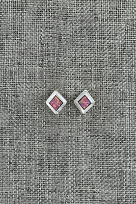 Opalite, Mother of Pearl & Sterling Silver Earrings - Willis Kylestewa