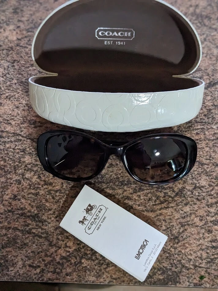 Coach clearance sunglasses luxottica