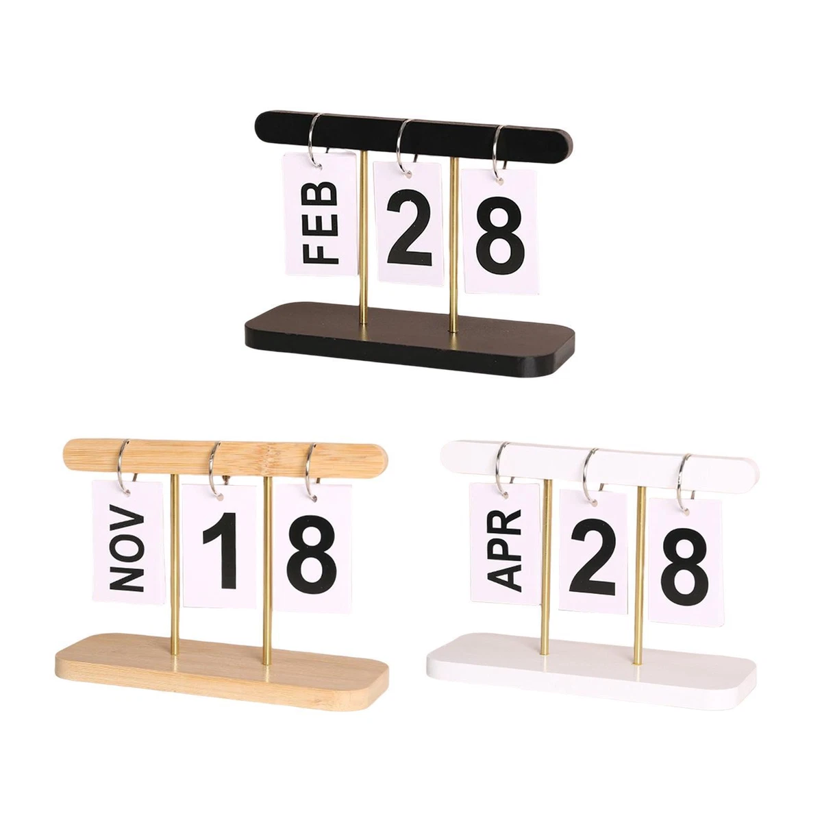 desk-calendar-reusable-page-turning-perpetual-calendar-for-home-office-ebay