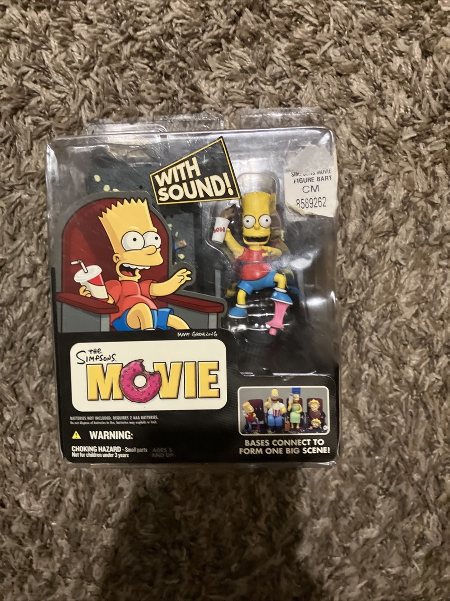 2007 McFarlane Toys The Simpsons Movie Mayham Bart Theater Chair