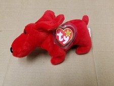 TY Beanie Baby Rover The Dog Style 4101 With PVC Pellets and Errors