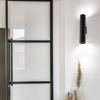 Wand Lampe Schwarz Up Down Strahler Leuchte Wohn Ess Zimmer Flur Beleuchtung