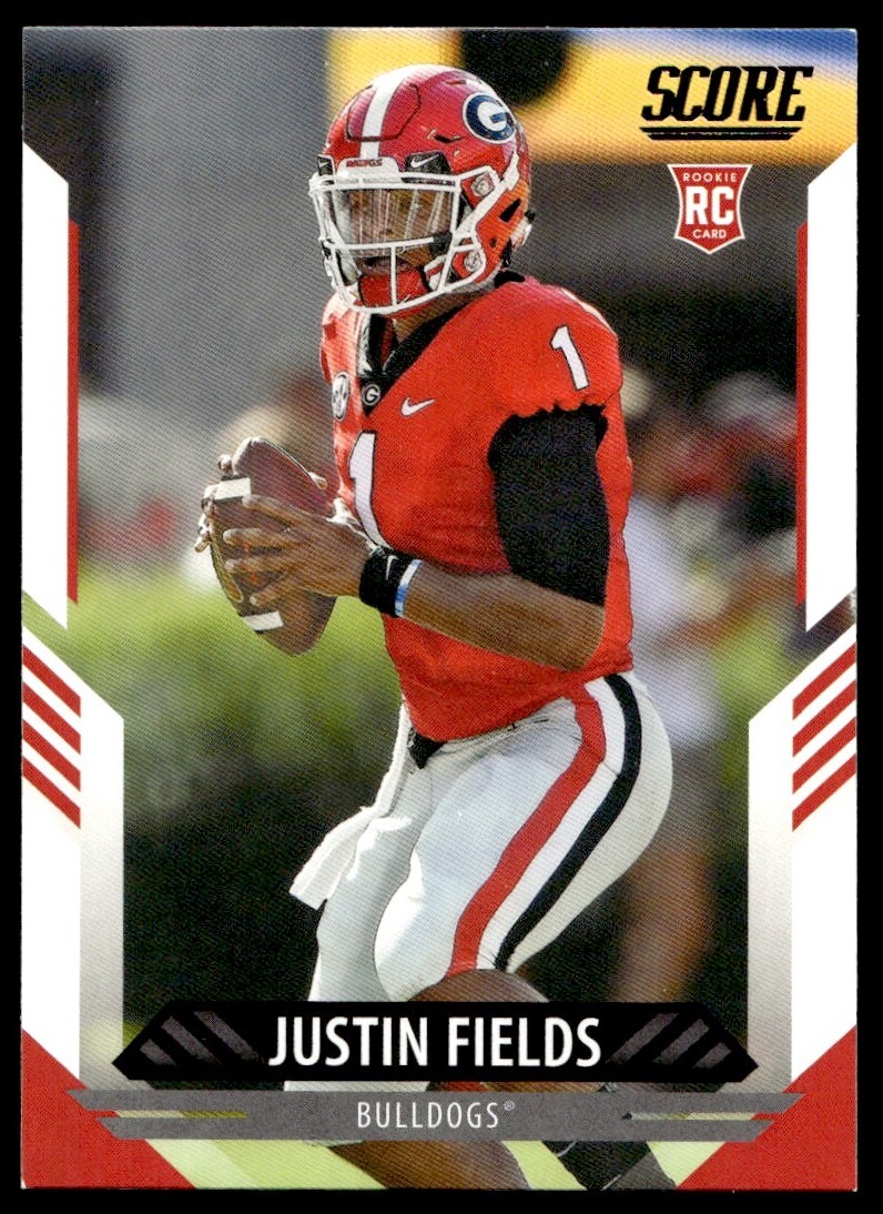 2021 Score Justin Fields Rookie G39 Georgia Bulldogs #360