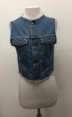 vans denim vest