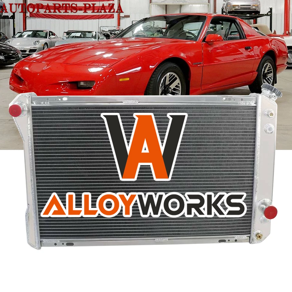 Fit 1982-1991 1992 Chevy Camaro/Pontiac Firebird Trans  AM V8 4 Rows Radiator US - Image 2 of 4