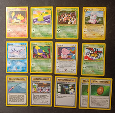 Lotto 13 Carte Pokemon Neo Genesis ITA Condizioni Miste LP, GD Leggi Descrizione