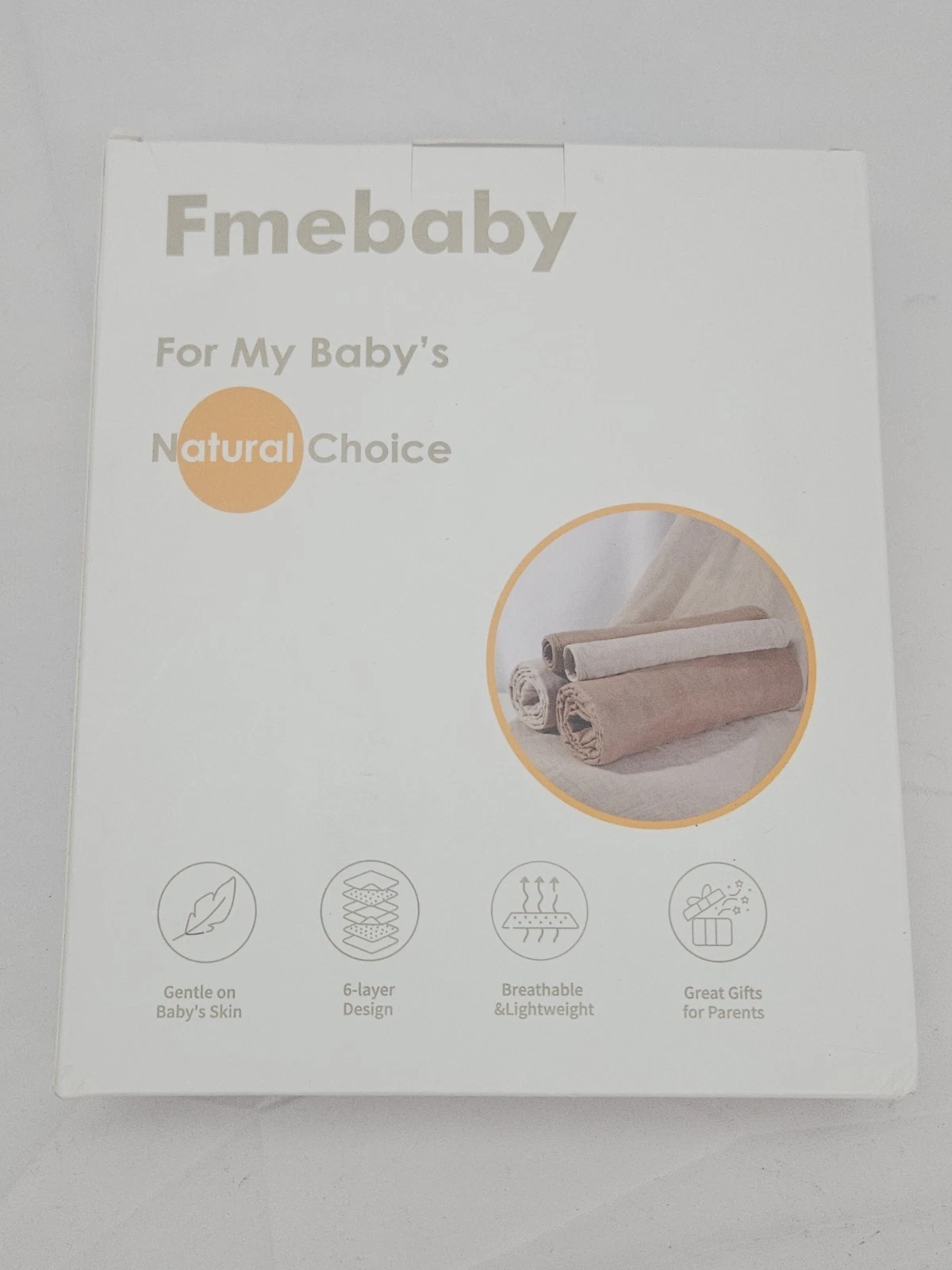 Fmebaby Hooded Baby Towels Set Organic Muslin 6-Layer Soft Bath Towels New
Opens in a new window or