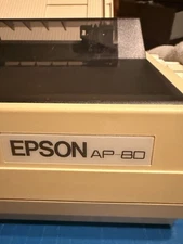 Epson dot matrix printer Apple compatible AP-80 Very Rare !! In Original Box!!