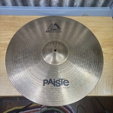 Paiste 802 Cymbal 20  Ride Dimples Made In Germany