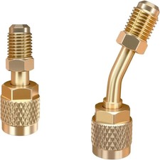 Straight Adapter  Angled Adapter, R410A Adapter Mini Split Adapter 5/16" Female
