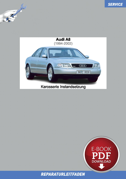 PDF Audi A8 (1994-2002) Reparaturanleitung Karosserie Instandsetzung-image