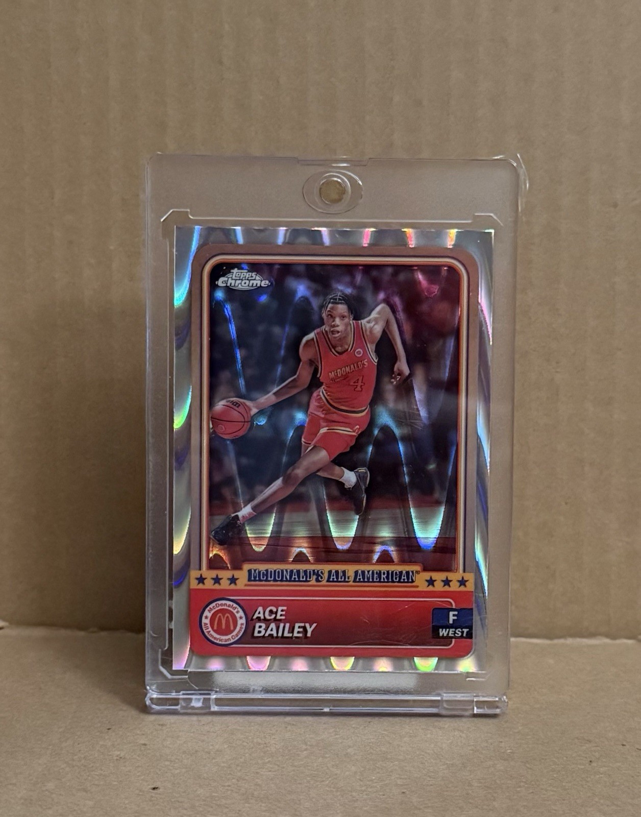 Ace Bailey 2024 Topps Chrome Mcdonald's All American - #34 RayWave Refractor...